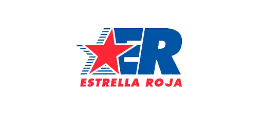 Logo de Estrella Roja - Empresa cliente de transporte especializado y paquetería